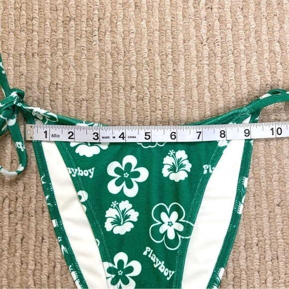 Playboy X Pacsun Floral/Hawaiian Print Bikini Set Size Small Women - Picture 11 of 11